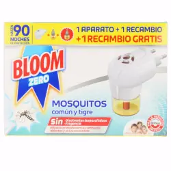 Bloom Zero Mosquitos aparato eléctrico + 2 recambios