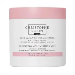 Christophe Robin - Pasta Lavante Voluminizante con Arcilla Rassoul y Extractos de Rosa 500 ml Christophe Robin.