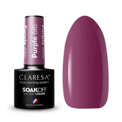 Claresa - Esmalte semipermanente Soak off - 616: Purple