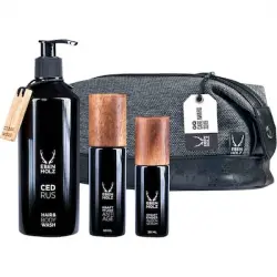EBENHOLZ Skincare Set de regalo Cedrus Hair & Body Wash 330 ml + Power Care Anti Age 60 ml + Firming Eye Serum 30 ml 1.0 pieces
