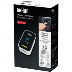 Pulse Oximeter 1 Braun pulse oximeter + band + 2 batteries + instructions 1.0 pieces