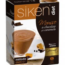 Siken® - Mousse De Chocolate Y Caramelo Gourmet 7 Sobres Diet