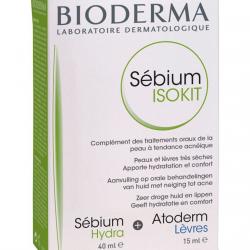 Bioderma - Kit Crema Facial + Bálsamo Labial Sébium