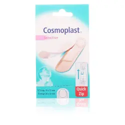 Cosmoplast apósitos sensitive quick-zip 20 u