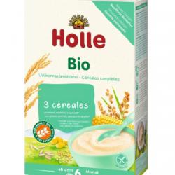 Holle - Bio Papilla Integral De 3 Cereales 250 G
