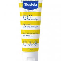 Mustela - Leche Solar Muy Alta Protección SPF 50+ Especial Cara 40 Ml