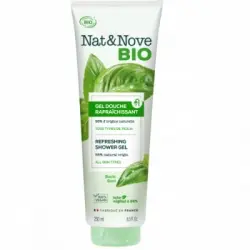 Naturanove Gel de Ducha Refrescante Albahaca, 250 ml