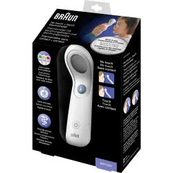 No Touch + Touch Thermometer Battery + protective cap + instructions 1.0 pieces