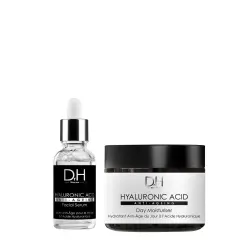 Pack de sérum facial de ácido hialurónico y crema hidratante de día de Dr H 700 90 ml