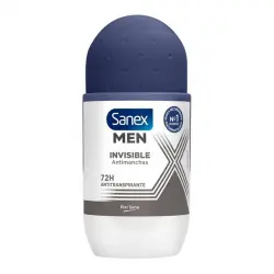 Sanex - Men Invisible Antimanchas 72h Roll-On Desodorantes 50 ml unisex