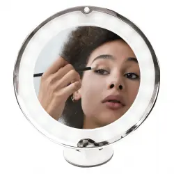 Thulos - Espejo de maquillaje 360° con Iluminación LED TH-BY18