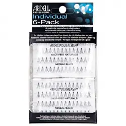 Ardell - Pack de pestañas postizas Individuales Duralash - Knot-free Naturals: Medium Black