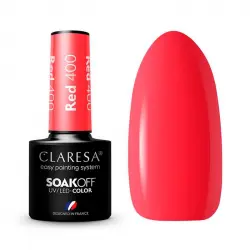 Claresa - Esmalte semipermanente Soak off - 400: Red