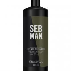 Sebastian Professional - Champú 3-in-1 The Multitasker Seb Man 1000 Ml