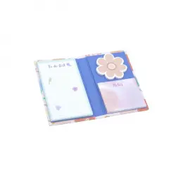 Set notas adhesivas Flower