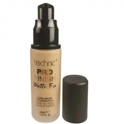 Technic Cosmetics - Base de maquillaje Pro Finish Matte Fix - Ivory