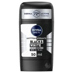 Men Black - White Invisible Original Desodorante Stick 50 ml