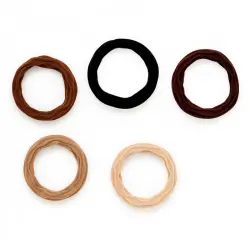 Set 5 Gomas de Pelo Suaves Textura