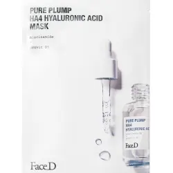 Face D - Mascarilla Facial de Ácido Hialurónico Pure Plump HA4 Face D.