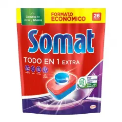 Somat Todo en 1 Extra 26 und Pastillas Lavavajillas