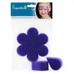Superstar - Pack de 6 esponjas para Aquacolor - Eco Butterfly