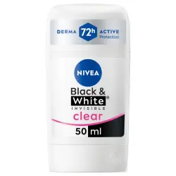 Black - White Invisible Desodorante Stick 50 ml