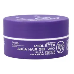 Cera Fijación Fuerte Aqua Hair Gel Wax Violeta 150 ml