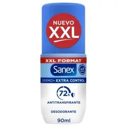 Desodorante Roll-On Dermo+ Extra Control 72h Antitranspirante 90 ml