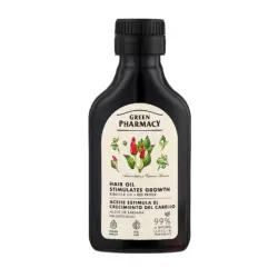 Green Pharmacy - Aceite estimulador del cabello - Bardana y Pimiento rojo