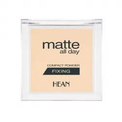 Hean - Polvo Fijador Matte all Day Compact Powder - 500: Soft Beige