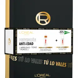 L'Oréal Paris - Estuche de regalo Prevención Anti-Edad con Revitalift Clinical Serum Vitamina C L'Oréal Paris.
