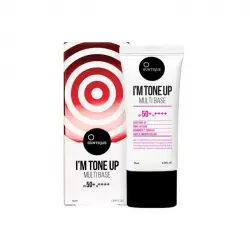 Suntique - Protector solar y prebase de maquillaje I'm Tone Up Multi Base - SPF50+