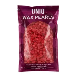 UNIQ - Perlas De Cera 100 g Maquinillas de afeitado y depilación Rojo oscuro unisex