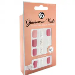 W7 - Uñas postizas Glamorous Nails - Ballet Dancer