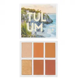 BH Cosmetics - *Travel Series* - Paleta de bronceadores e iluminadores - Tanned in Tulum