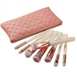 Eigshow - Set de brochas Sculpt and Blend (8 piezas) - Rose Gold