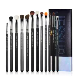 Jessup Beauty - Set de pinceles PRO 12pcs - T339: Black/Silver