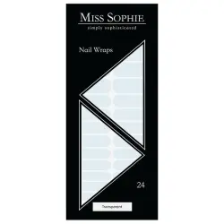 Miss Sophie - Transparent Nail Wraps Uñas postizas y diseños de uñas 1 pieces 24 Piezas