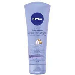 Nivea - Crema de manos nutritiva para manos y uñas - Aceite de macadamia natural y flor de loto