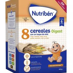 Nutribén® - Papilla 8 Cereales Y Miel Bifidus Nutribén
