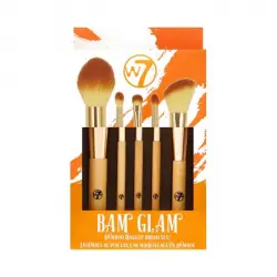 W7 - Set de brochas Bam Glam