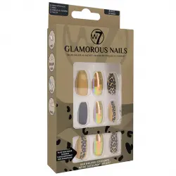W7 - Uñas postizas Glamorous Nails - Jingle Jungle
