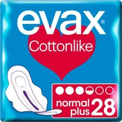 EVAX Cottonlike Normal Plus 28 und Compresa Con Alas