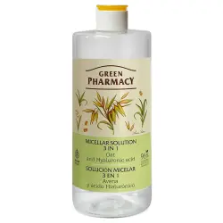 Green Pharmacy - Solución micelar 3 en 1 - Avena 500 ml