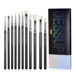 Jessup Beauty - Set de pinceles PRO 11pcs - T340: Black/Silver