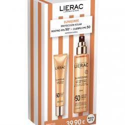 Lierac - Pack Sunissime Protección Solar Rostro Y Cuerpo SPF50