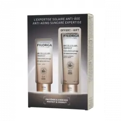 Set Uv Cellular-protect Spf50 Rostro 40ml + Rostro Y Cuerpo 50ml De Regalo