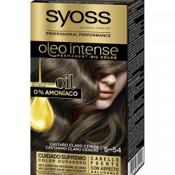 Syoss - Coloración Permanente Sin Amoníaco Oleo Intense Castaño Claro Ceniza