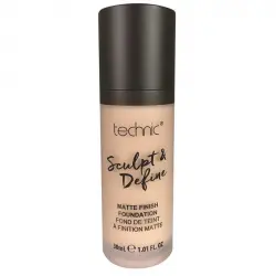 Technic Cosmetics - Base de maquillaje Sculpt & Define - Beige