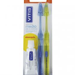 Vitis - Duplo Cepillo Dental Access Medio